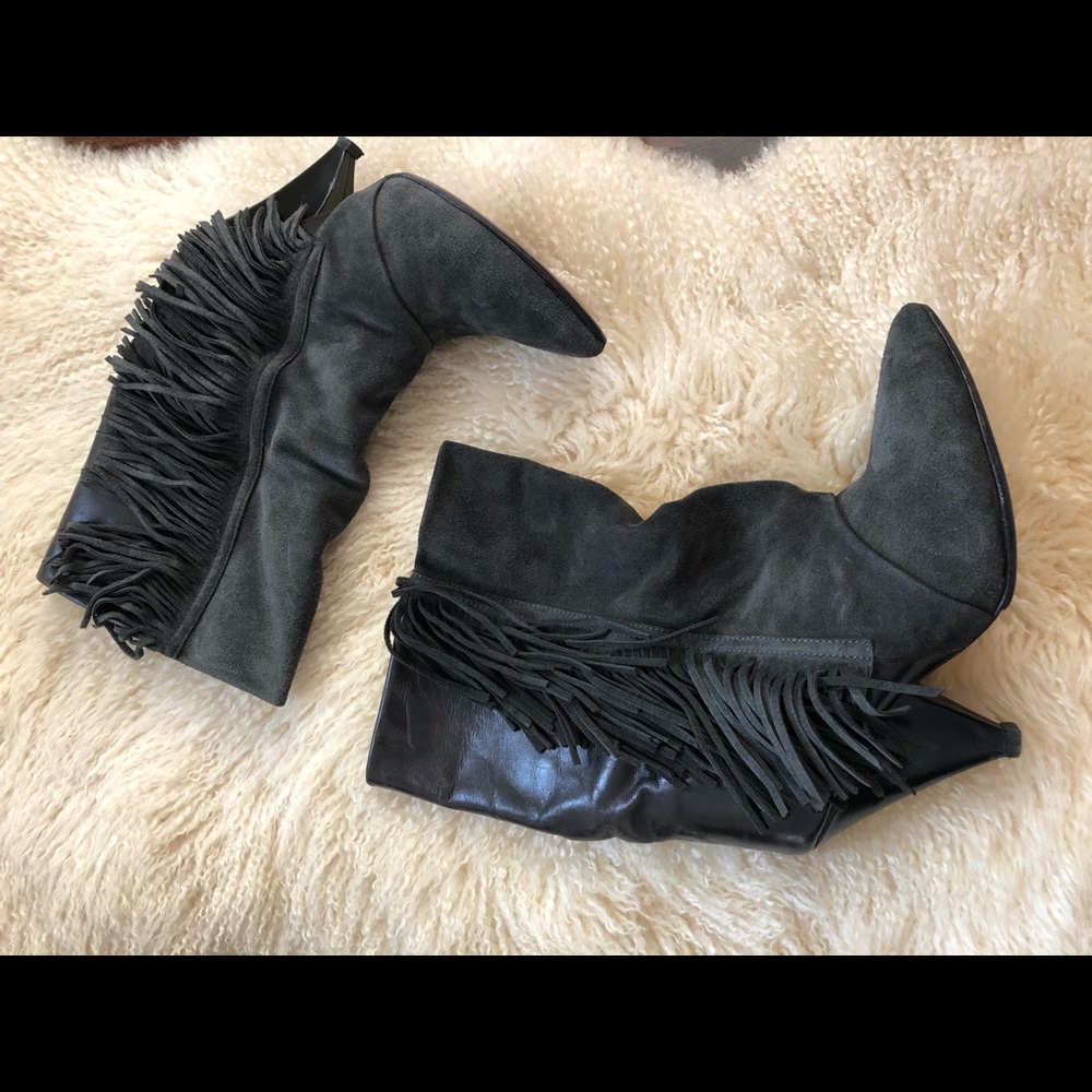 Isabel Marant x H&M suede boots size 39 for @nic_sims ONLY
